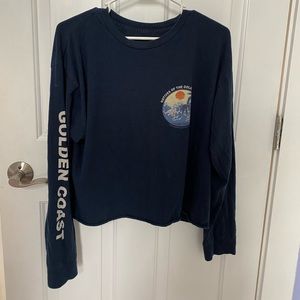 Navy Blue Pacsun Long Sleeve Tee